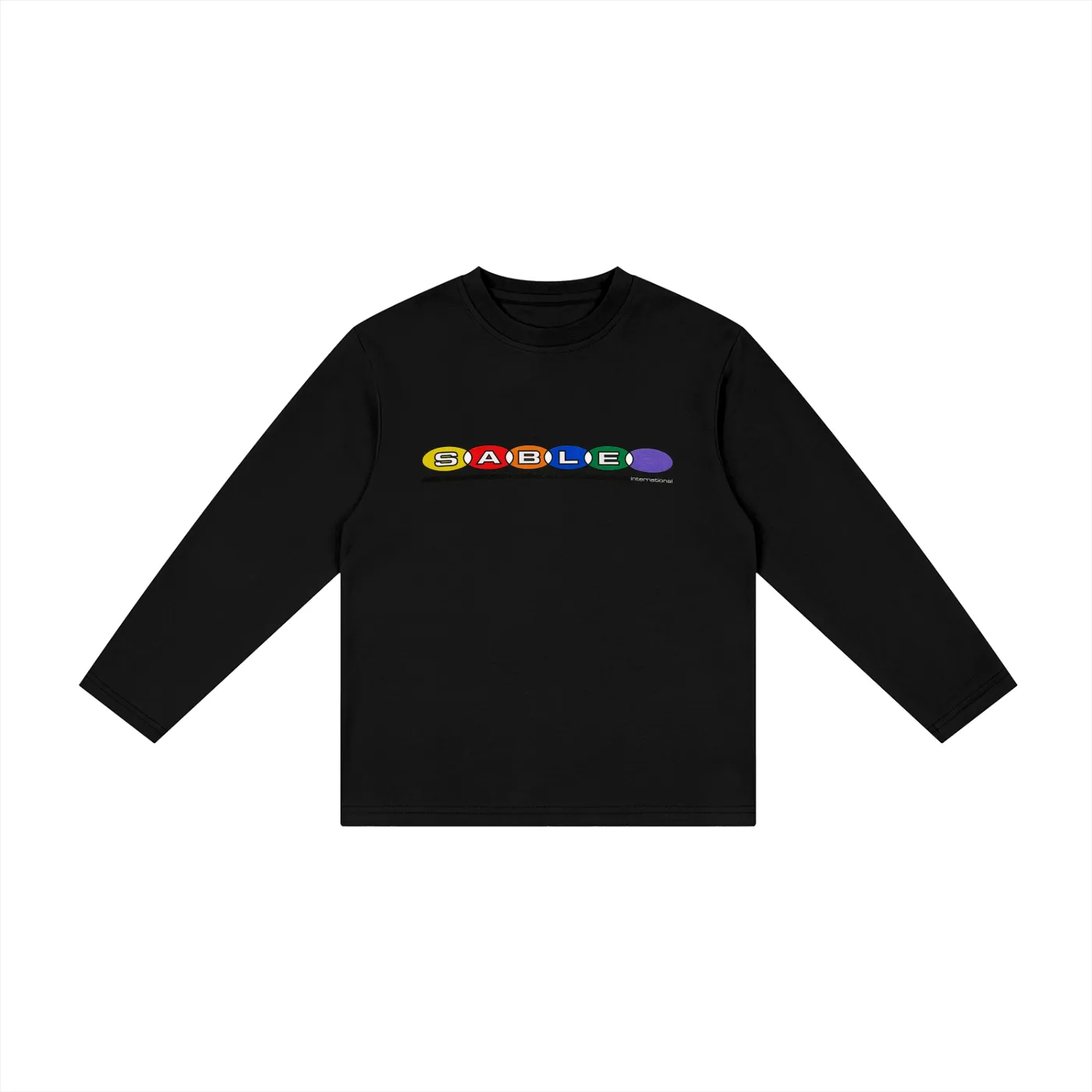 Kids Logo LS Tee in Black