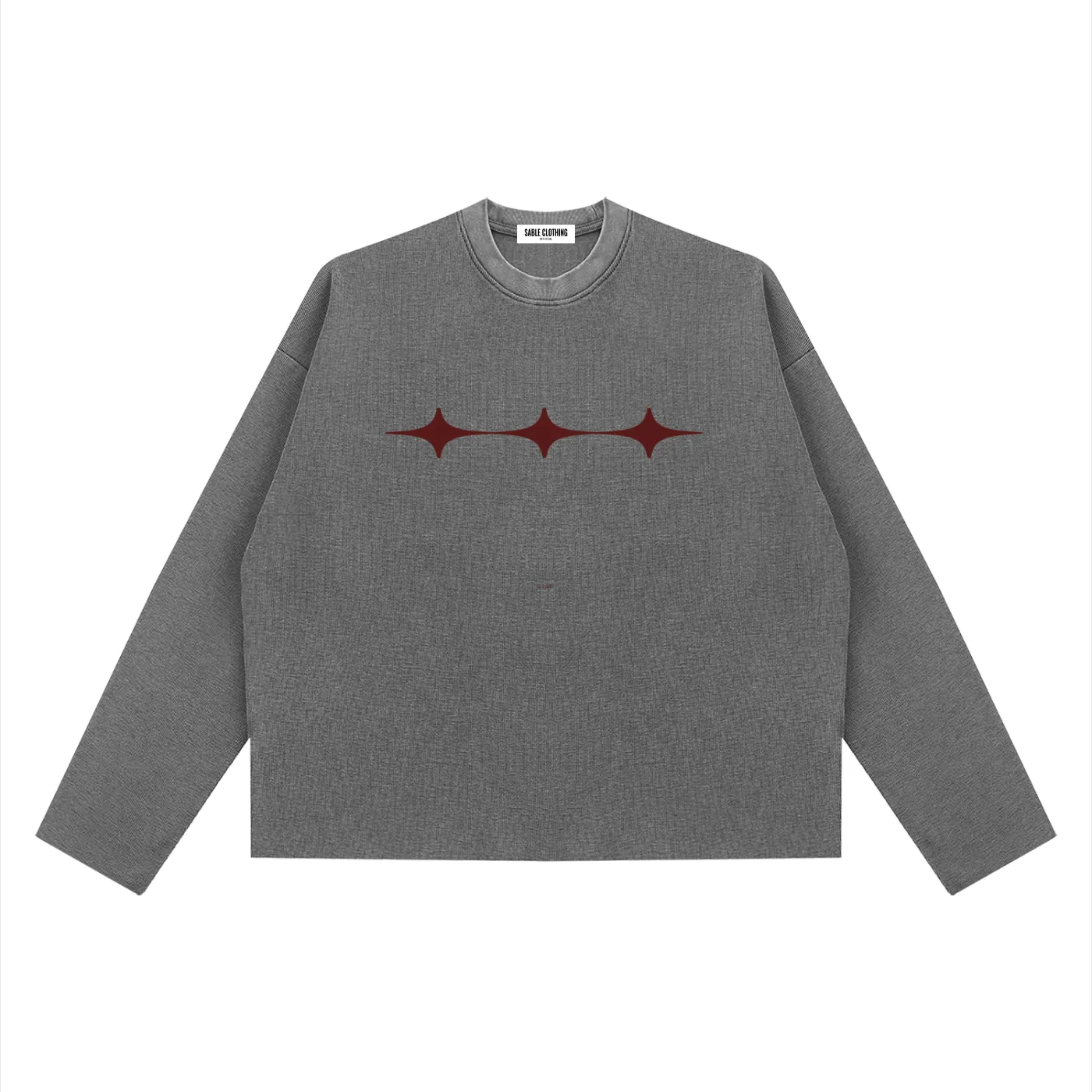 Waffle LS in Grey