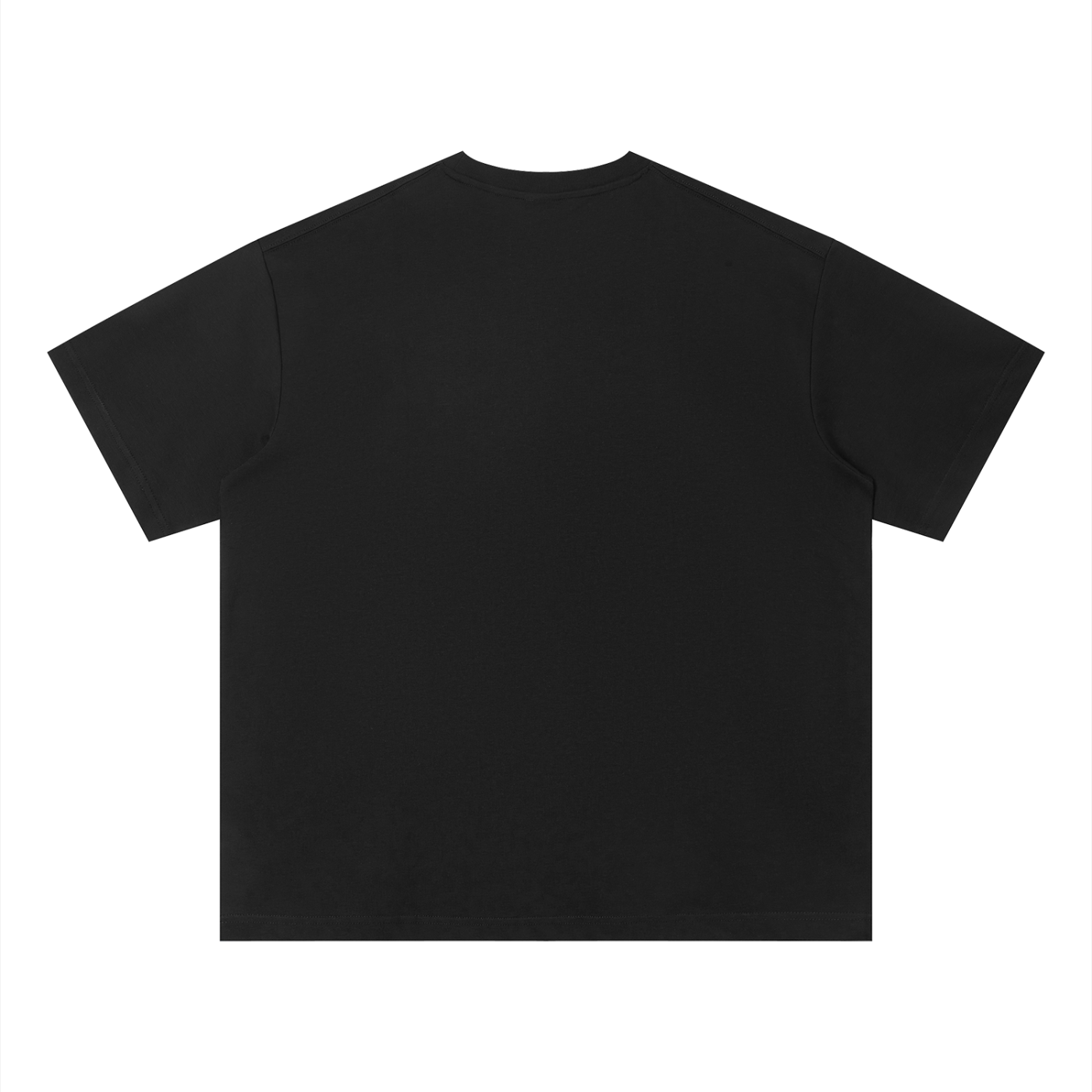 Golf Graphic Tee in Black — back view