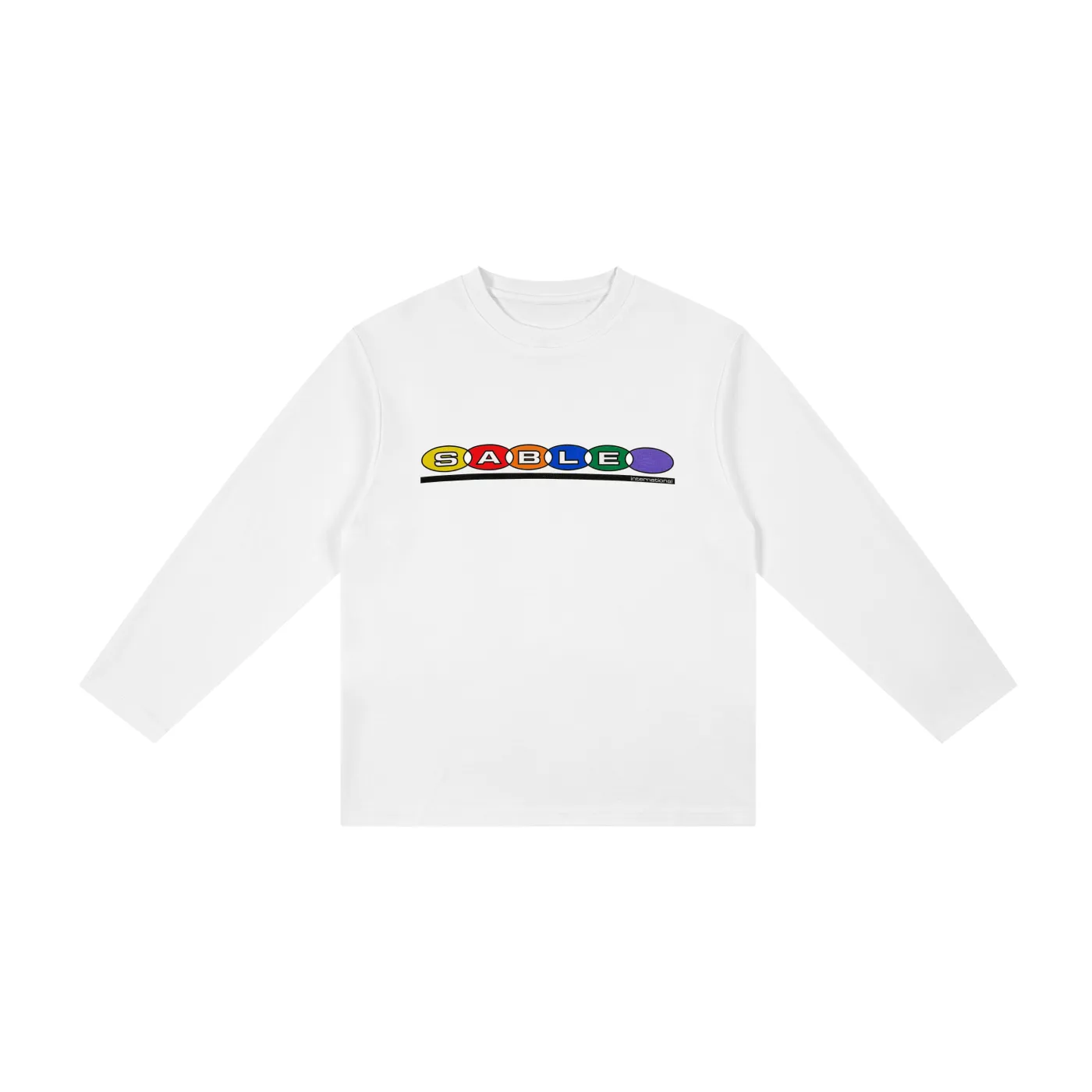 Kids Logo LS Tee in White