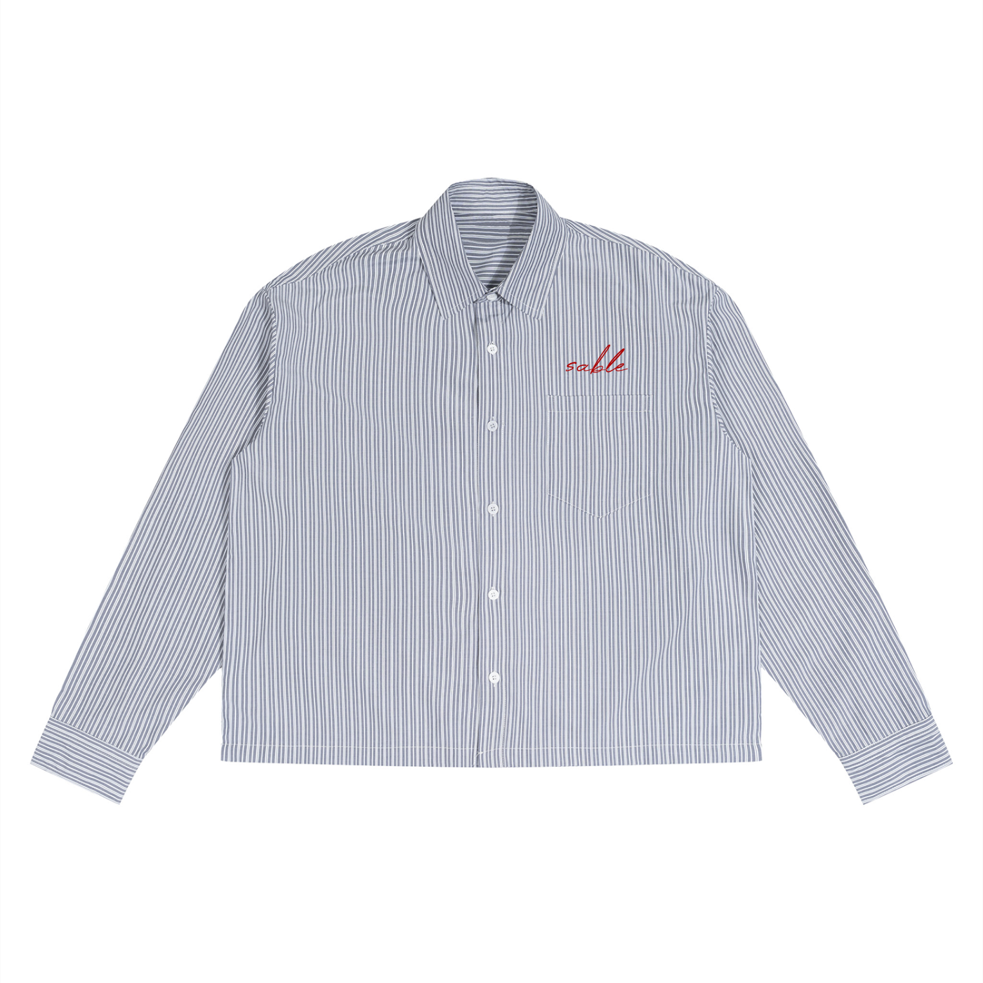 EVERYDAY BUTTON UP in Gray