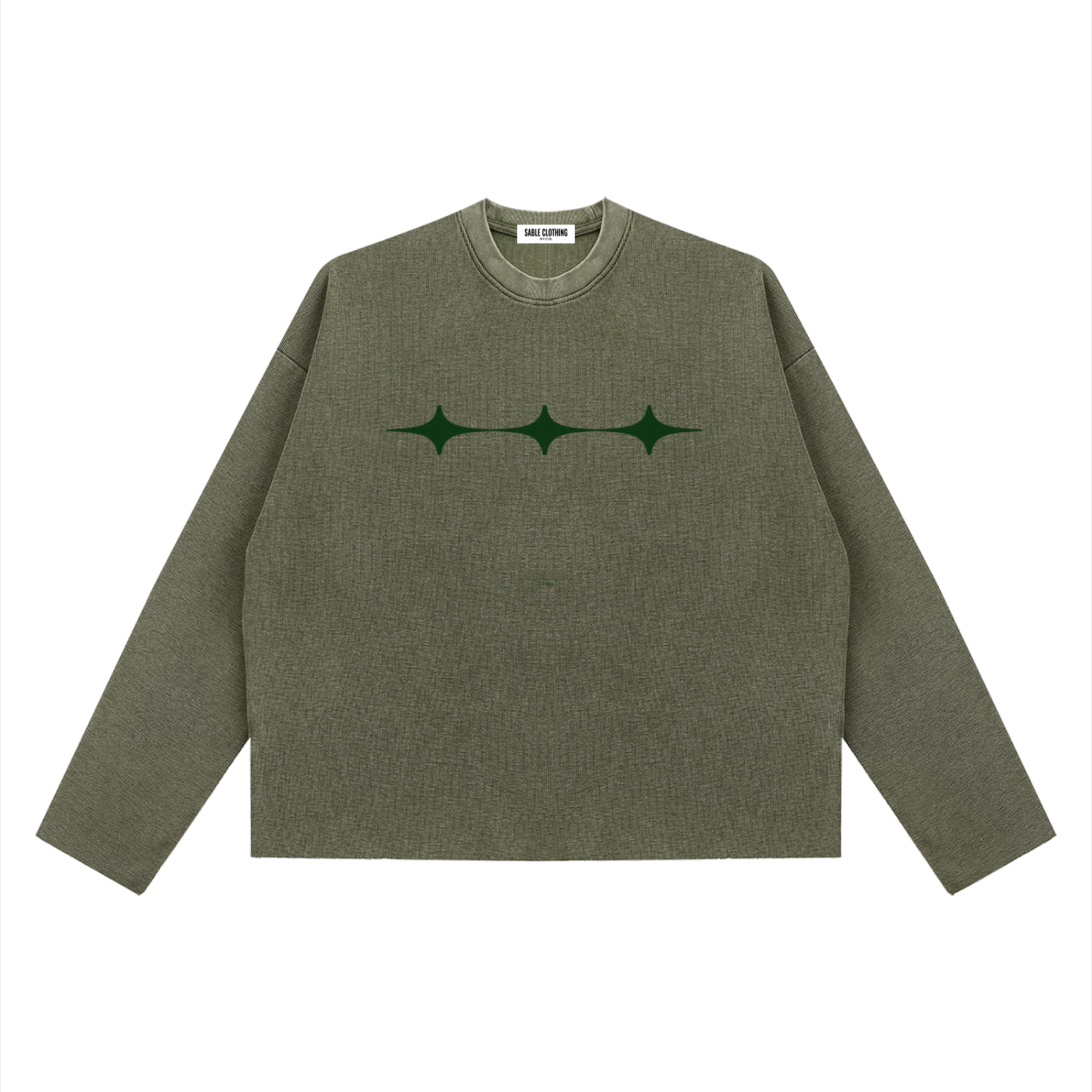 Waffle LS in Olive